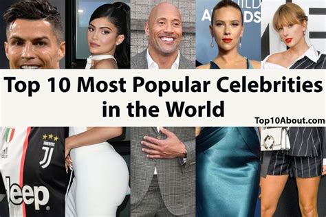 Top Celebrities In The World F