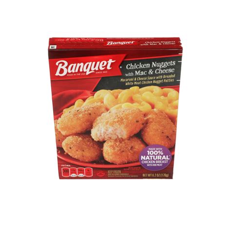 Banquet Basic Chicken Nuggets With Mac And Cheese Meal Conagra