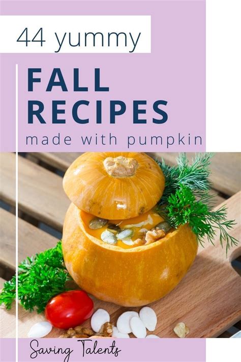 Weve Collected 44 Unique Fall Pumpkin Recipes To Help You Feel Cozy