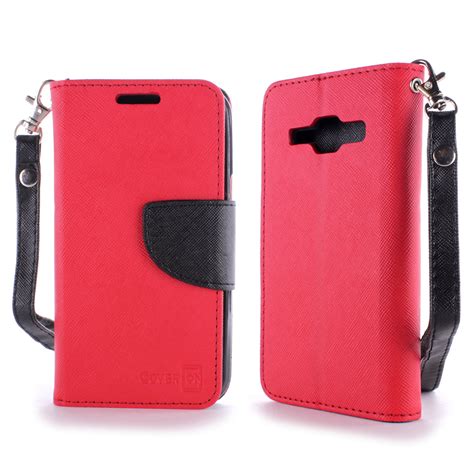 Wallet Pouch Flip Stand Phone Case Cover For Samsung Galaxy J1 Verizon