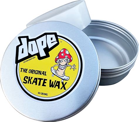 Dope Skate Wax Wht Wround Tin Stash Box