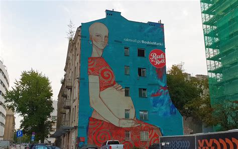 Divine Mothers Are Among Us Street Art Warsaw