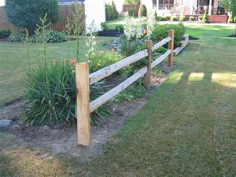 Every time i drive by a house with a split rail fence i look for a horse running in the pasture beyond the fence. Split Rail | Sadler Fence and Staining | Fence landscaping ...