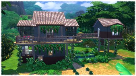 The Sims 4 Speed Build Jungle Adventure Youtube