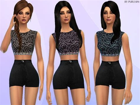 The Sims Resource Fashion Outfit By Puresim Sims 4 Downloads Sims