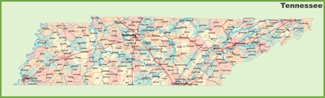 Map Of Tennessee Cities Eastern Time Zone Population Printable Map Of