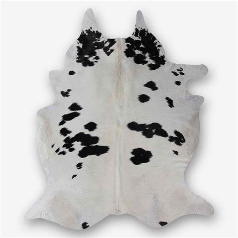 Black And White Cowhide Rug Extra Large 234 X 204 Cm Bagé Home