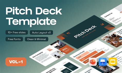 Pitch Deck Template 10slides Support Powerpoint Gslides Keynote
