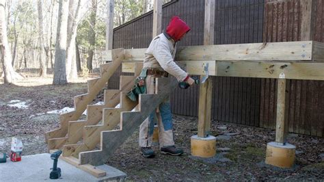 Tips For Mounting Deck Stairs Fine Homebuilding