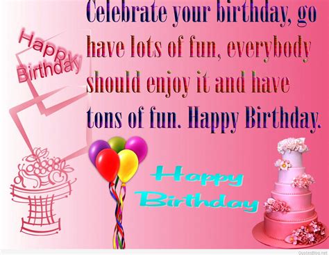 Happy Birthday Quotes And Wishes Cards Pictures
