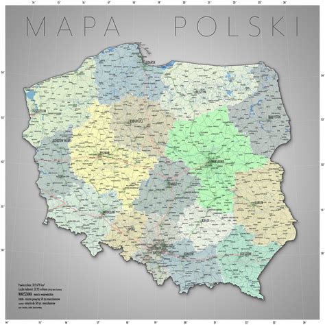 Tablica Mapa Polski Administracyjna 102x120 Cm Pinezki Sklep Porn Sex