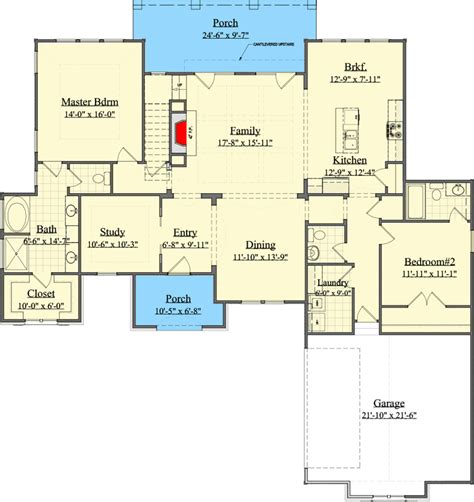 First Floor Master Suite 830003dsr Architectural Designs House Plans