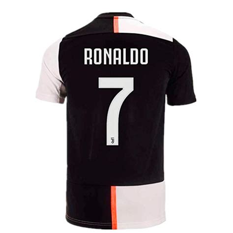 Cristiano Ronaldo 7 Juventus 2019 2020 Home Mens Soccer Jersey Clothing
