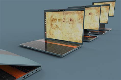 This Laptop Uses A Patented Hinge To Transform Into An Ergonomic