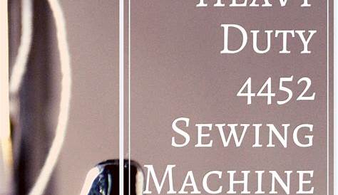 singer sewing machine 4452 manual