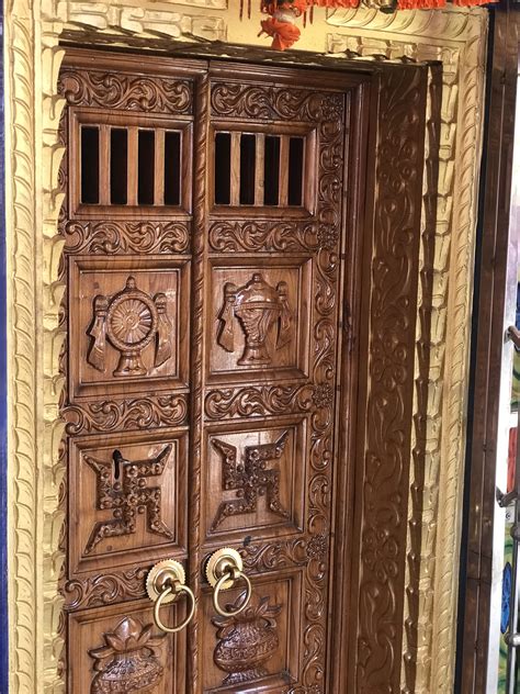 Pin By Usha Raj On Temple Door Pooja Room Door Design Room Door