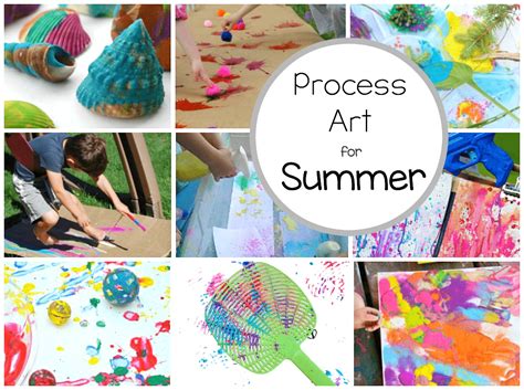 Preschool Process Art Activities Perfect For Summer