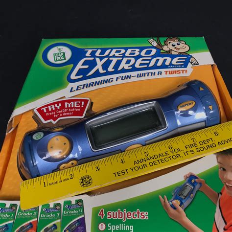 Vintage Leapfrog Electronic Handheld Learning Toy Game Turbo Etsy