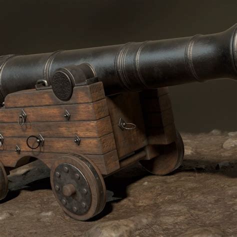 Pirate Cannon | CGTrader
