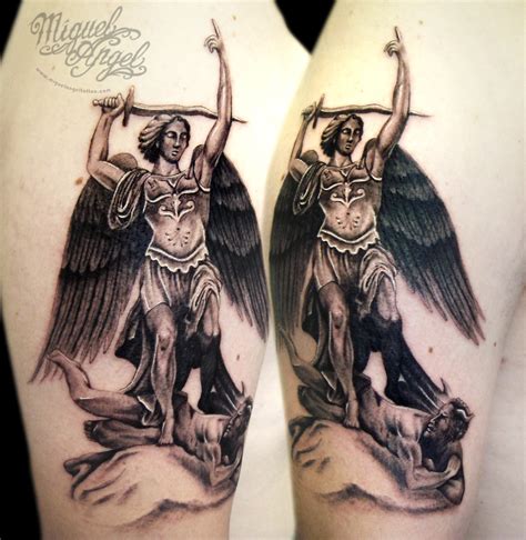 Michael Archangel Tattoo Miguel Angel Custom Tattoo Artist Flickr