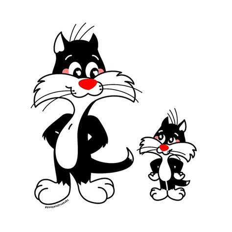 Sylvester And Son Sylvester The Cat Sylvester Old Cartoons