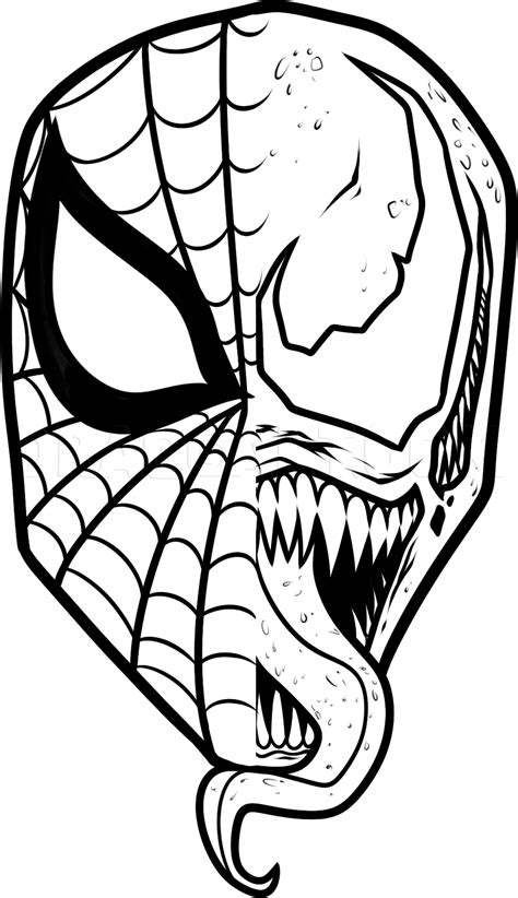 How To Draw Spiderman And Venom Step By Step Drawing Guide By Dawn