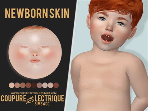Sims 4 Newborn Skin Em 2021 The Sims Sims Bebê Sims