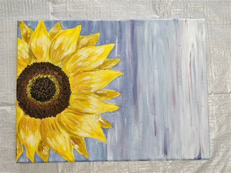 How To Paint A Sunflower Learn To Paint For Beginners Series