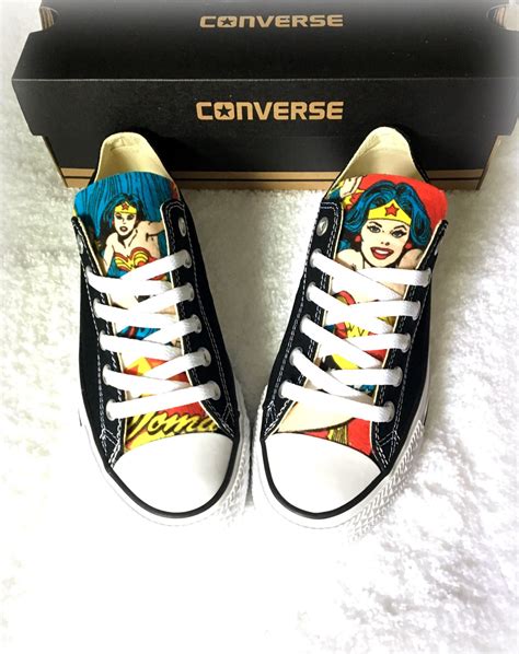 Wonder Woman Converse Wonder Woman Shoes Dc Comics Converse Comic