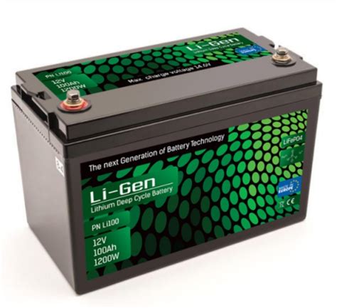 12v 100ah Ligen Lithium Leisure Battery Sunstore Solar