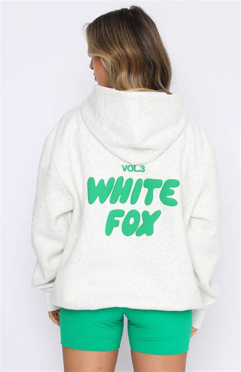 Offstage Hoodie Glacier Grey Hoodies White Fox Fox Hoodie