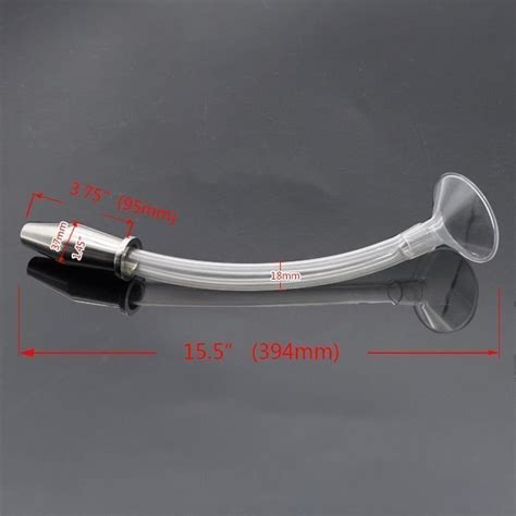 Anal Rectum Enema Cleaning Funnel Plug Bdsm Free Shipping Sq303 Chastitytop