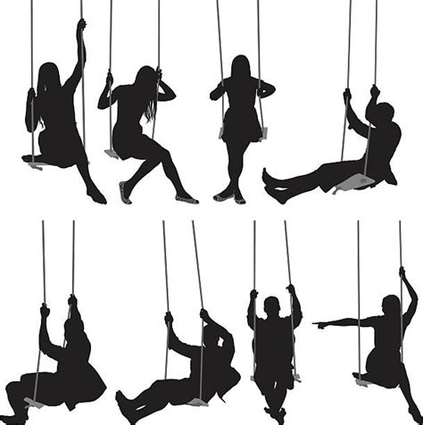 Rope Hanging Silhouette Illustrations Royalty Free Vector Graphics