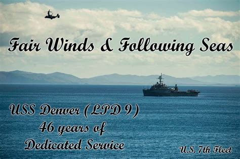 It is meant as a blessing and wishing one good luck. Fair Winds and Following Seas | All That Is Navy | Pinterest