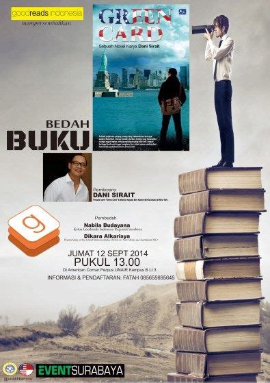 Goodreads Indonesia Mempersembahkan Bedah Buku “green Card” Jumat 12