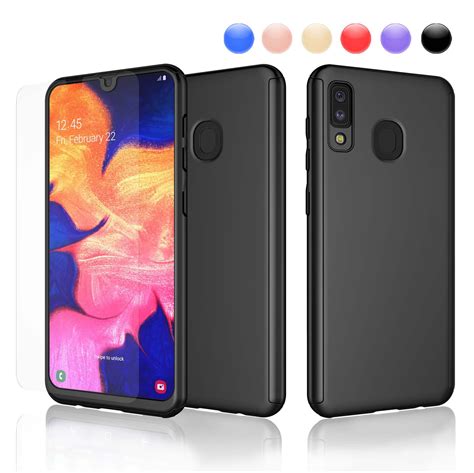 Njjex Phone Cases For 2019 Galaxy A20 A20s A30 A205u Ultra Thin Full