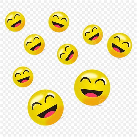 Gambar Wajah Menyeringai 3d Dengan Emoji Mata Tersenyum Untuk Media