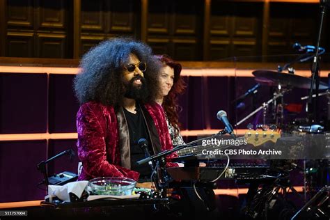 Band Leader Reggie Watts And Hagar Ben Ari On The Late Late Show News Photo Getty Images