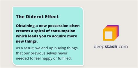 The Diderot Effect Deepstash