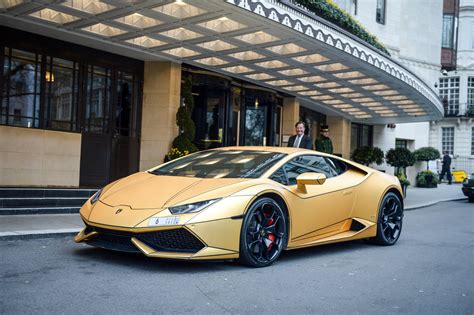 Gold Plated Mercedes Bentley And Lamborghini Flown To