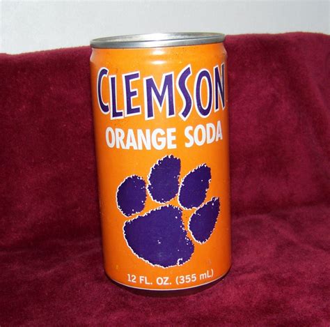 Vintage Clemson University Orange Soda 1982 Orange Bowl