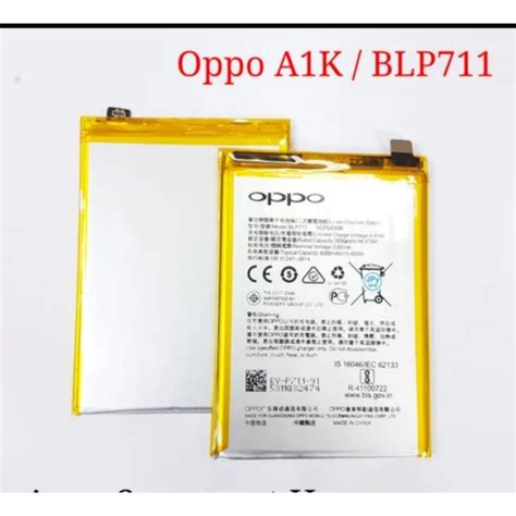 Brand New Original Mobile Battery For Oppo A1k Blp711 4000 Mah