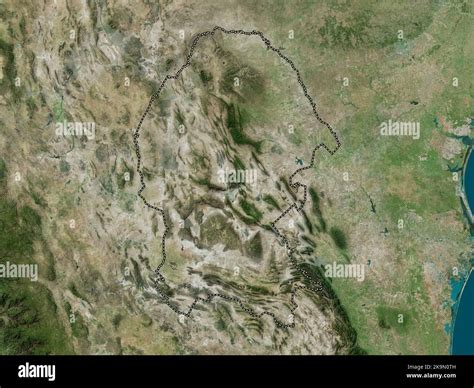 Coahuila State Of Mexico High Resolution Satellite Map Stock Photo