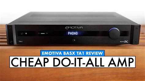 Cheap Amp With Dac Emotiva Amplifier Basx Ta1 Review Youtube