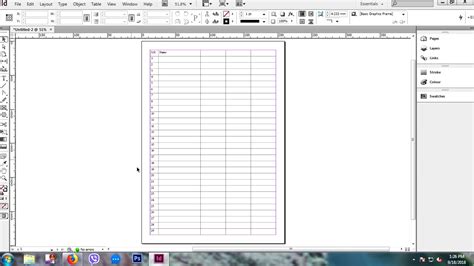 How To Automatic Numbering In Table In Indesign Cs6 Youtube