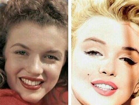 Marilyn Before And After Cosmetic Surgery Marilyn Monroe Plastic