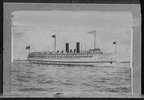 Steamer Massachusetts Eastern Steamship Company Library Of Congress
