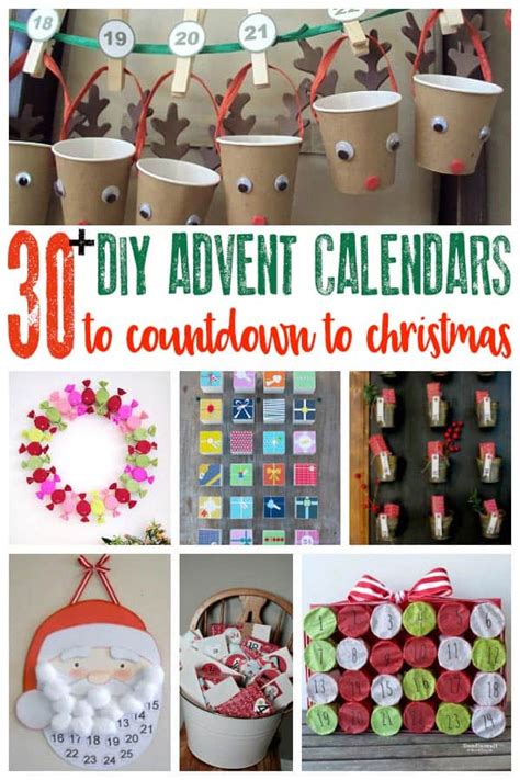 Easy And Simple Advent Calendars To Make This Year