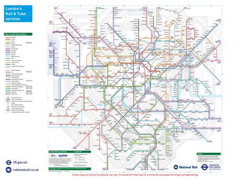 London Transport Map Transport London Map England