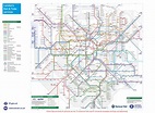 London train station map - Map of London train stations (England)